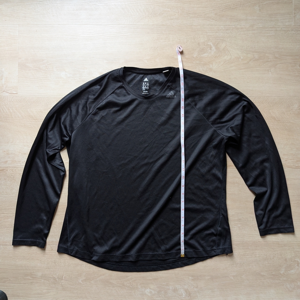 Adidas Black Long Sleeve Athletic Shirt